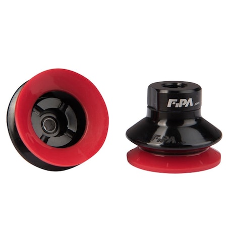 Fipa Bellows vacuum cup diam. 37 mm, Varioflex 30 Degrees/60 Degrees, fitting G1/8-female 22.037.257.16